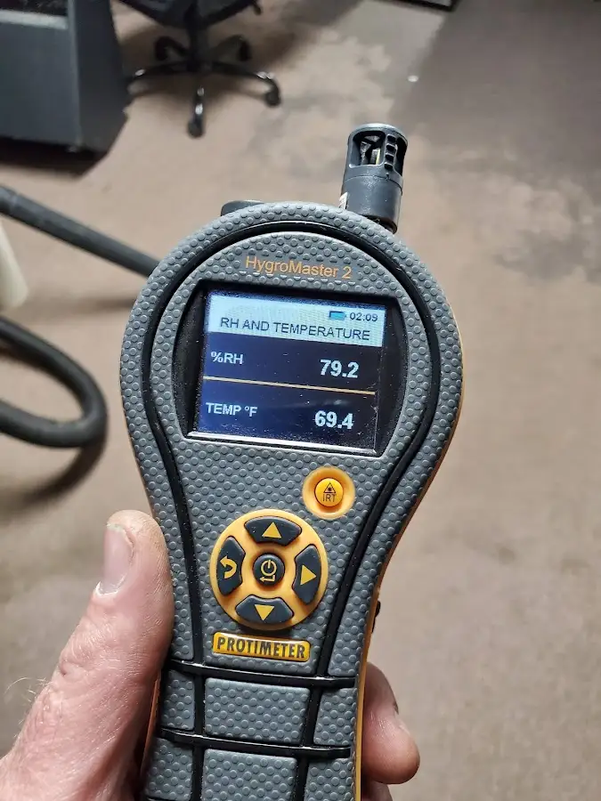 Moisture meter humidity assessment for Fire & Smoke Damage Restoration in Bend